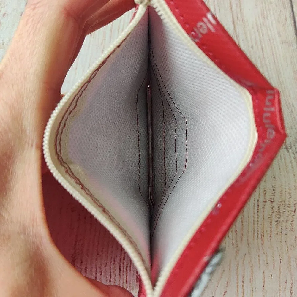 Lululemon handmade credit card ID coin holder A4